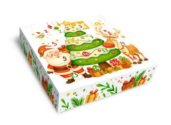 Коробка Адвент под 16 конфет Новый год, 180х180х30 мм — изображение 4